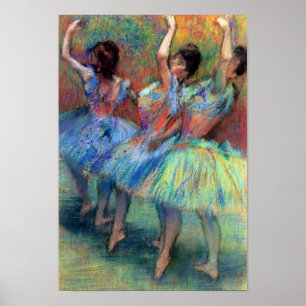 Three Dancers by Degas Poster