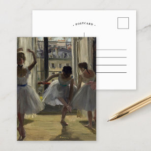 Three Dancers   Edgar Degas Postcard