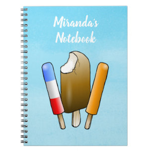 Three Delicious Popsicles Notebook