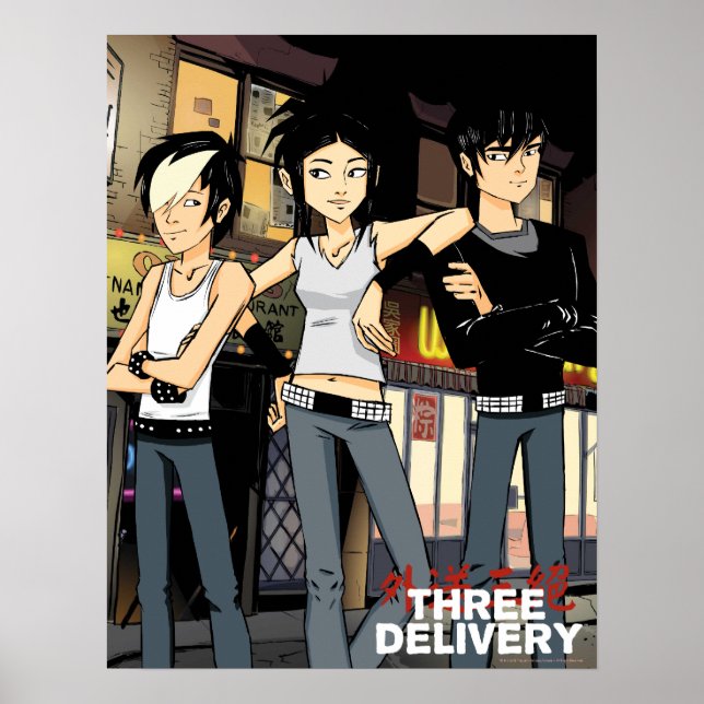 Three Delivery™ Group Poster (Front)