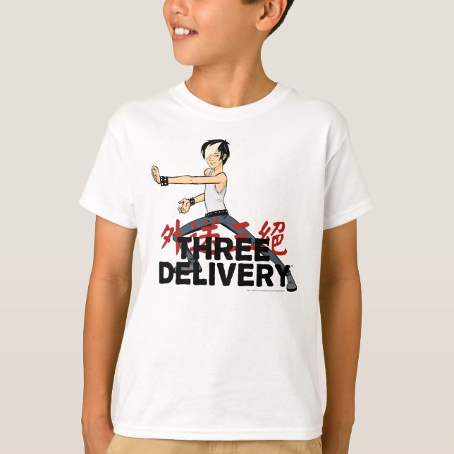 Three Delivery™ Tobey T-shirt (Front)