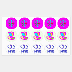 Three designs in one plus bright busy colors
