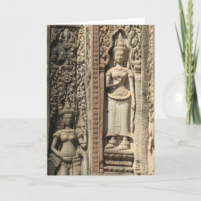 Three devatas card (Front)