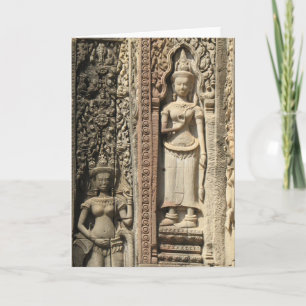 Three devatas card