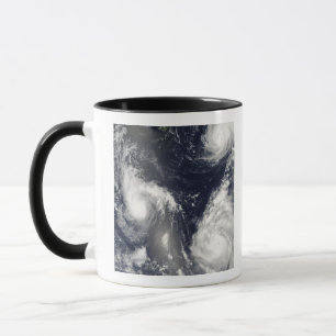 Three different typhoons mug