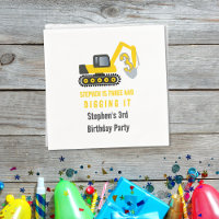 Three & Digging it Construction 3rd Birthday Party