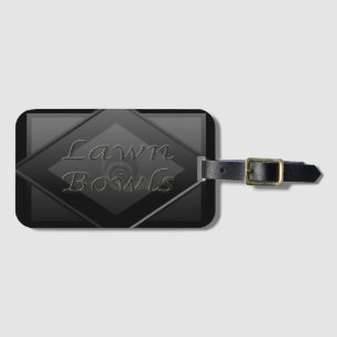 Three Dimensional Lawn Bowls Design, Luggage Tag