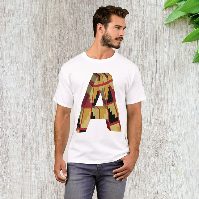Three Dimensional Letter A T-Shirt (Creator Uploaded)