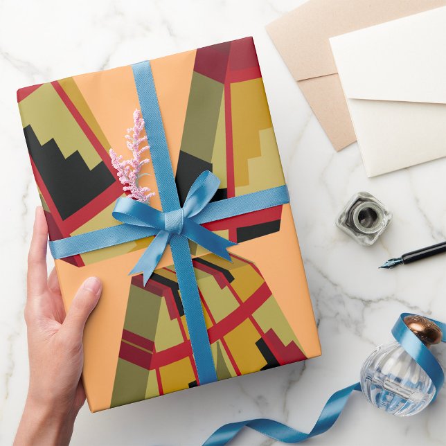 Three Dimensional Letter A Wrapping Paper (Creator Uploaded)