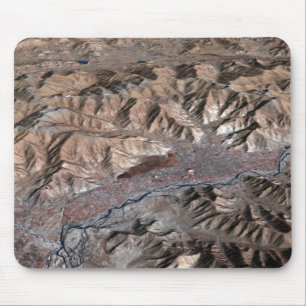 Three-dimensional view of the landscape mouse pad