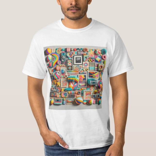 Three-dimensional world T-Shirt (Front)