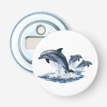 Three Dolphins Jumping, Ocean Life Hat Design