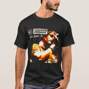 Three Doors Down Post Grunge Vocalist Graphic Desi T-Shirt