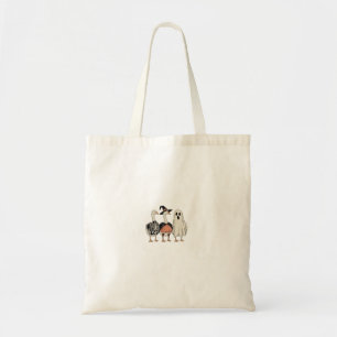 Three Ducks Halloween Coffee Mug Tote Bag