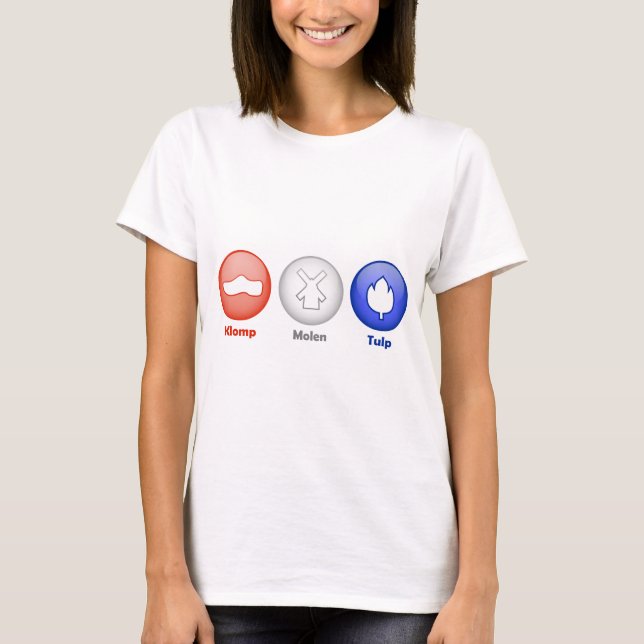 Three Dutch Icons T-Shirt (Front)