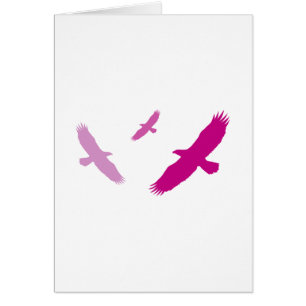 Three Eagles Flying (Purple)