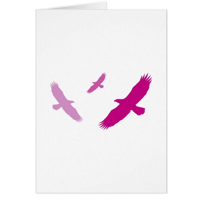Three Eagles Flying (Purple) (Front)