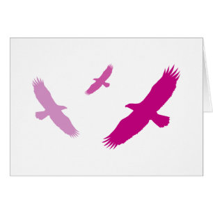 Three Eagles Flying (Purple)
