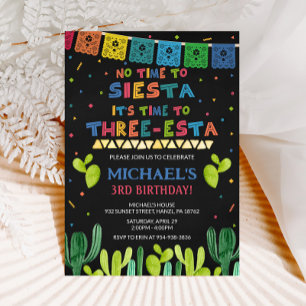 Three Esta Birthday Invitation