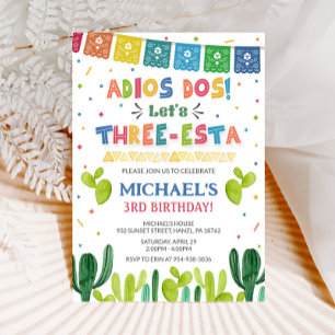 Three Esta Birthday Invitation