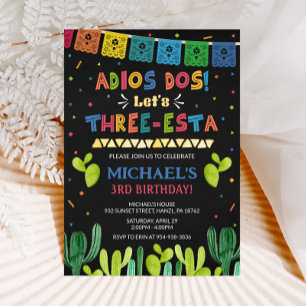 Three Esta Birthday Invitation