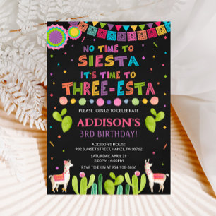 Three Esta Birthday Invitation