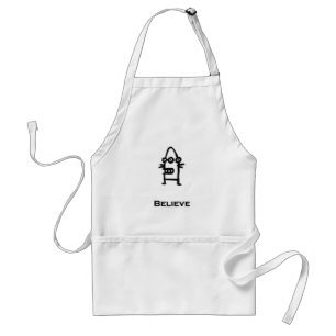 Three Eye Bot Believe Standard Apron