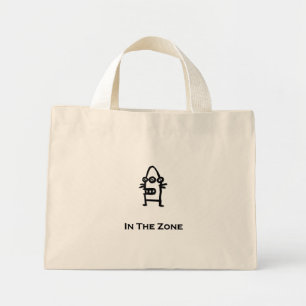Three Eye Bot In The Zone Mini Tote Bag