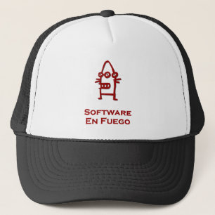 Three Eye Bot Software En Fuego Trucker Hat