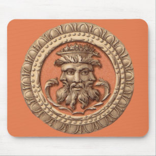 three faces mouse pad
