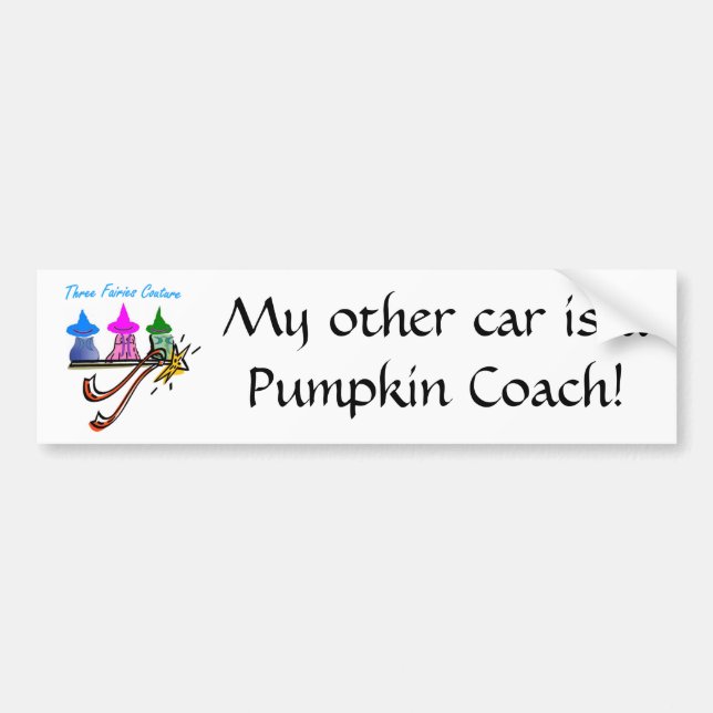 Three Fairies Bumper Sticker (Front)