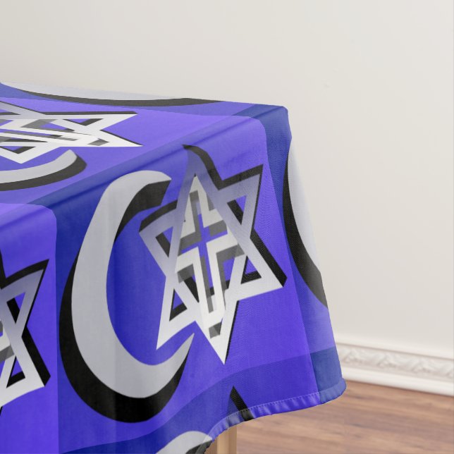 Three Faiths Tablecloth (In Situ)