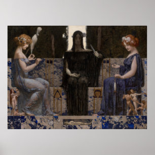 Three Fates by Alois Delug Poster