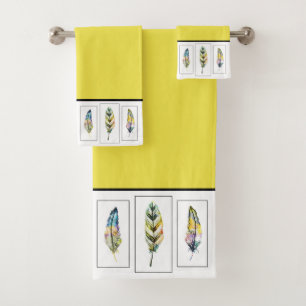 Three feathers bath towel set