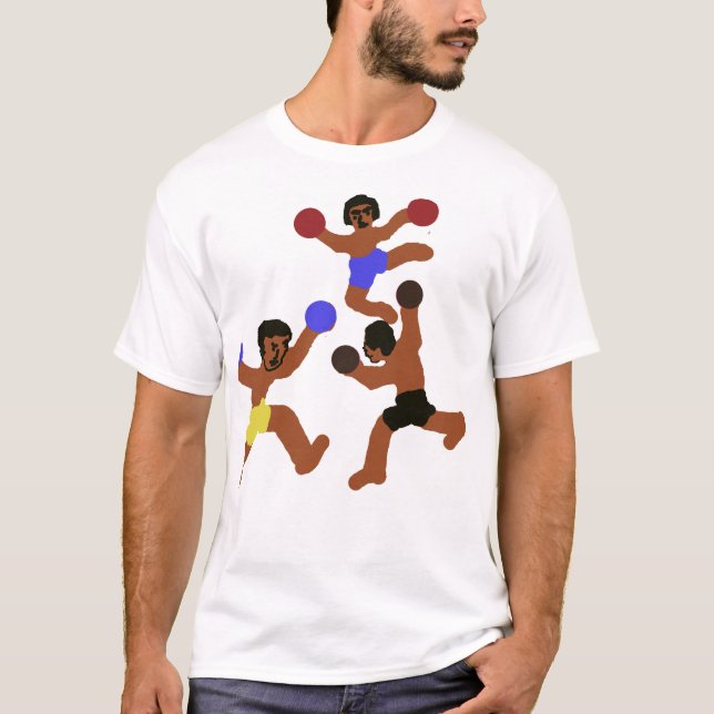 Three Fighters – Dynamic Movement T-Shirt (Front)