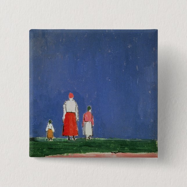 Three Figures, 1913-28 15 Cm Square Badge (Front)