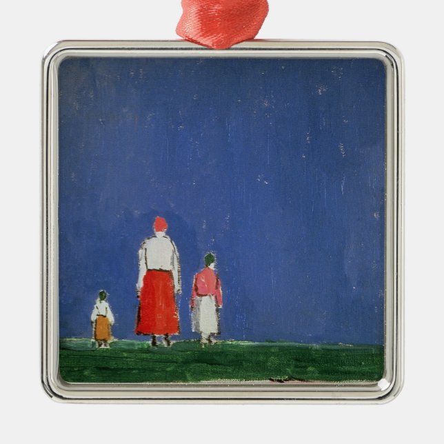 Three Figures, 1913-28 Metal Tree Decoration (Front)