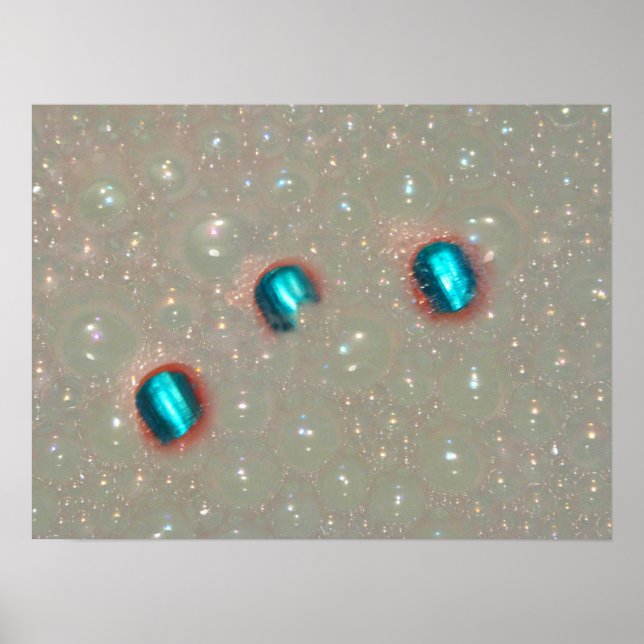 Three Fingers In The Foam Poster (Front)