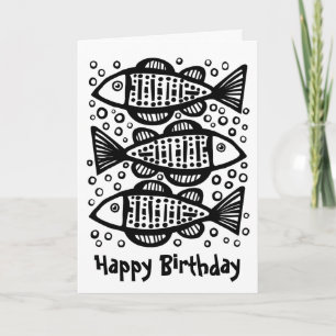 Three Fish Card