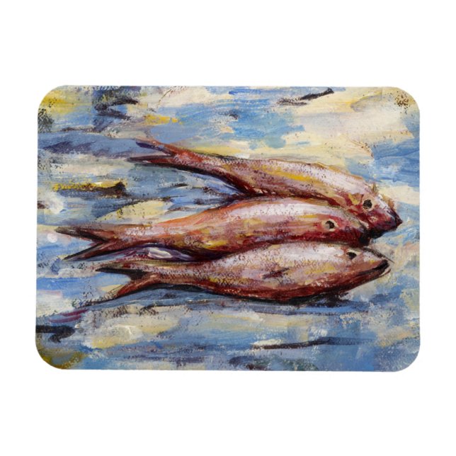 Three Fish Magnet (Horizontal)
