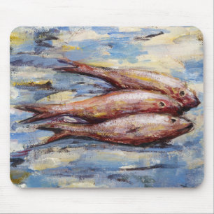 Three Fish Mouse Pad