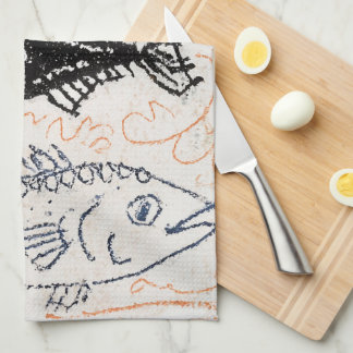 Three Fish, One Dark Tea Towel