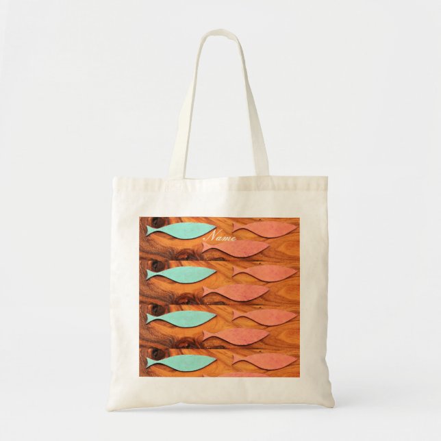 Three Fish Pattern Thunder_Cove Tote Bag (Front)