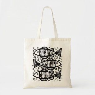 Three Fish Tote Bag