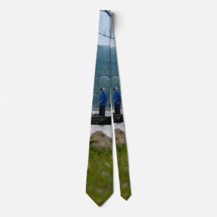 Three Fishermen On Table Rock Neck Tie