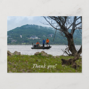 Three Fishermen On Table Rock Postcard