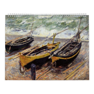 Three Fishing Boats Calendar