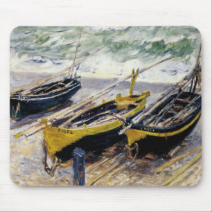 Three Fishing Boats Mouse Pad