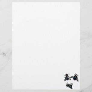 Three flies plain letterhead