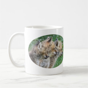 Three Fox Kits Coffee Mug